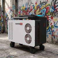 Máquina Portátil de Eliminación de Grafitis con Láser, Equipo de Limpieza por Pulsos para Restauración de Superficies de Piedra y Paredes