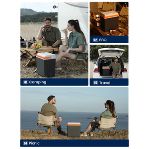 New Design Hcalory Portable <strong>Rechargeable</strong> Car Fridge Upright Mini Fast Charge 12v Camping <strong>Cooler</strong> <strong>Box</strong> - Product Image 4