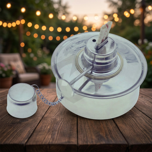 Lampe à alcool manuelle antidéflagrante à mèche tressée en acier inoxydable, brûleur à alcool pour instruments chirurgicaux, dentaires et de laboratoire scientifique - Product Image 3