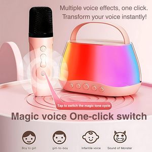 ลำโพงคาราโอเกะพกพาขนาดเล็ก รุ่น 2026 Bottle Boom Box เสียงเบสหนักแน่น สำหรับงานเทศกาลดนตรี งานปาร์ตี้ในบ้าน หรือกลางแจ้ง พร้อมไมโครโฟน 2 ตัว - Product Image 4