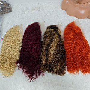 Letsfly Promoción de $74, Pelucas de Alta Calidad con Ondas de Agua de 20 Pulgadas y 13x4, Cabello Humano 100% Virgen Brasileño en Varios Colores, Venta al por Mayor - Product Image 2