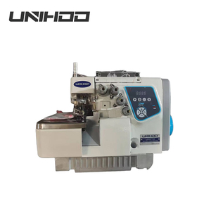 Direct Drive Integrated Industrial High-Speed Overlock <b>Sewing</b> Machine Four Thread Metal Gear Flat-Bed Manual Home Use - Product Image 2