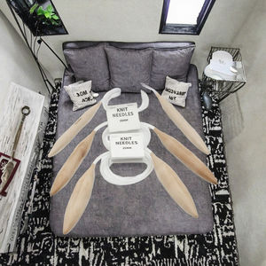 Aiguilles à tricoter circulaires en bois jumbo de 15 mm, en plastique, style simple, outil de tricot à la main - Product Image 3