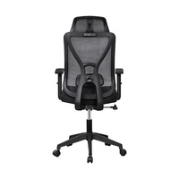 Chaise de bureau pivotante ergonomique pour la maison et le travail 145 °   Fauteuil de direction inclinable, confortable et réglable, avec dossier en mesh