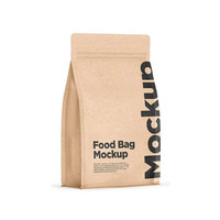 250g compostable biodégradable haricot emballage ensemble PET fermeture à glissière valve imprimé sac en papier pour bière/café bière/café sac à café