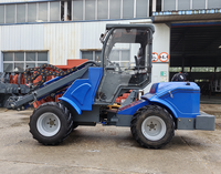 Chargeuse sur pneus télescopique HAIJU 1600 kg 4x4 avec dispositif de levage parallèle, châssis en acier épais, peinture antirouille 3 couches, moteur CE Euro5