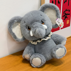25CM 30CM Cute Elephant Stuffed Animal Plush <b>Toys</b> Doll Sleeping Hug Pillow Office Desk Home Decoration <b>Claw</b> <b>Machine</b> Wholesale - Product Image 6