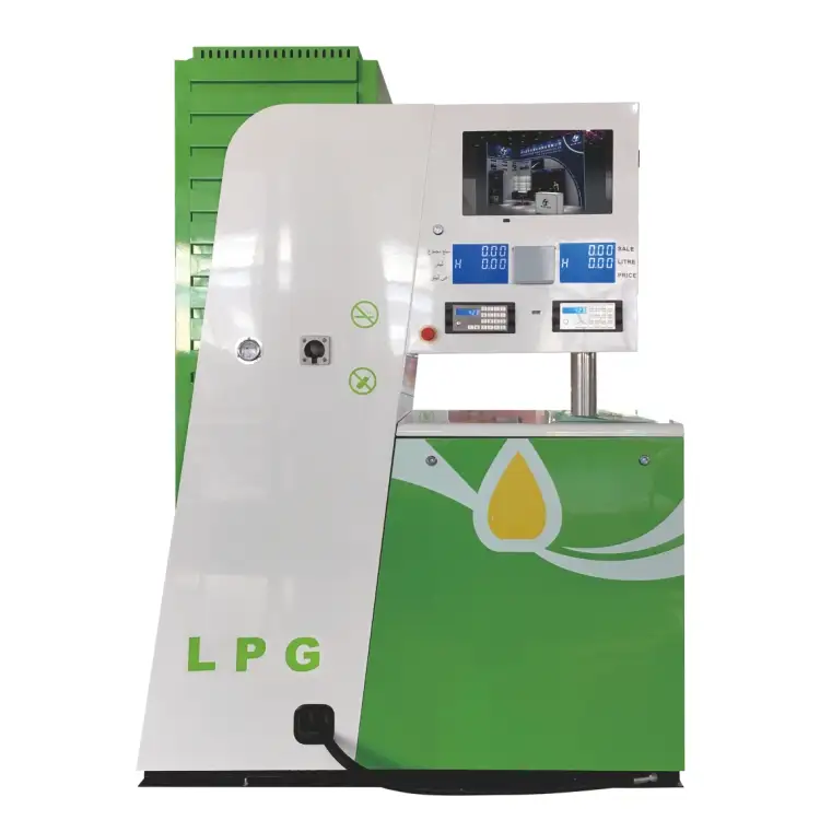 Sıcak satış benzin istasyonu taşınabilir Lpg pompalı dağıtıcı akıllı dijital ekran