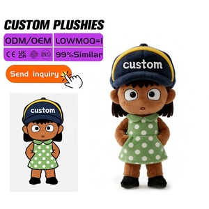 Peluche Personalizzato Super Morbido con Imbottitura in Cotone PP e Ricamo, Design <span class=keywords><strong>Anime</strong></span> <span class=keywords><strong>Kawaii</strong></span>, Dimensione 20cm - Product Image 1