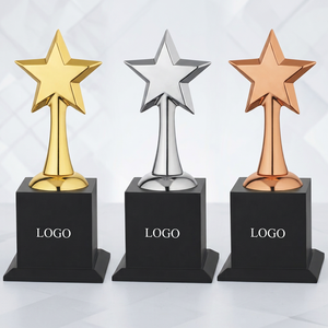 •Stylish star trophy designed with base Stylish Award Trophy for Educational Excellence, Student Achievement and Sports Awards. - Product Image 1