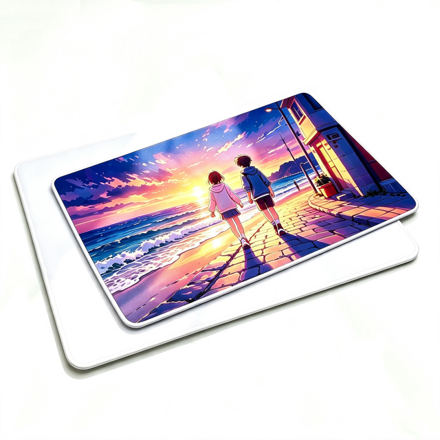 Custom Design Sublimation Printed Rubber Play Mat Natural Rubber Base Anime Gaming Mouse Pad Custom Size OEM Mouse Mat