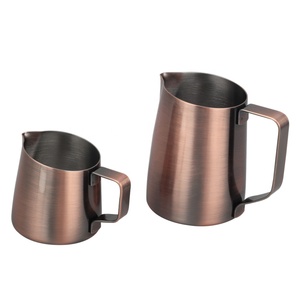 Stainless Steel <b>Coffee</b> Bar Espresso <b>Machine</b> Accessories Cappuccino Barista Tools <b>Milk</b> <b>Jug</b> - Product Image 4