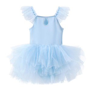 <span class=keywords><strong>Ropa</strong></span> de actuación para <span class=keywords><strong>niñas</strong></span>, vestido de malla de viento para escuchar, falda de <span class=keywords><strong>Ballet</strong></span> para práctica de gimnasia, <span class=keywords><strong>ropa</strong></span> de baile para niños - Product Image 5