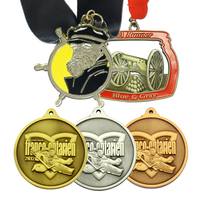 Médaille personnalisée en émail souple plaquée or, récompense de champion d'arts martiaux avec ruban pour tournoi de club, cadeau, échantillon gratuit