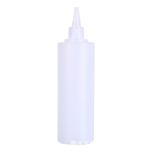 Bouteille en plastique translucide à presser de marques indépendantes, hauteur 75-280 mm, calibre 18-28, pour distribution d'encre et de colle - Product Image 1