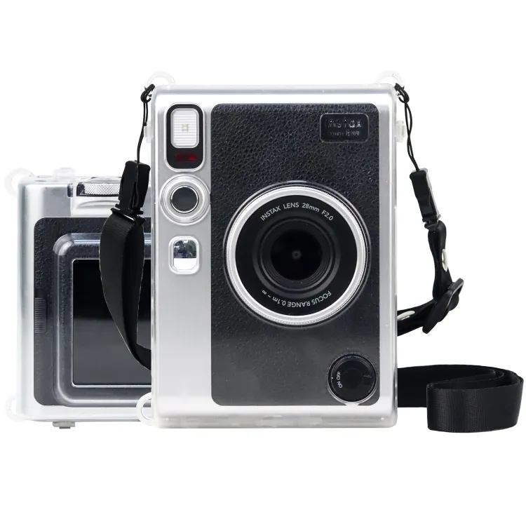 공장 가격 클리어 케이스 Fujifilm Instax Mini Evo 인스턴트 카메라 용 충격 방지 하드 가방 보호 케이스