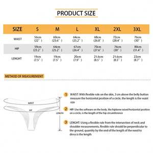Suministro de fábrica, Tanga para mujer, estampado a pedido, ropa interior elástica duradera, transpirable y cómoda para mujer, uso diario en todas las estaciones - Product Image 6
