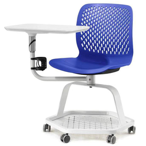Silla de escritura ajustable de asiento de plástico duradero moderno para el hogar, oficina y escuela para muebles de comedor de cantina - Product Image 1