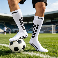 Chaussettes de football de haute qualité, chaussettes de sport antidérapantes, chaussettes de sport personnalisées, chaussettes de football unisexes mi-tube antidérapantes