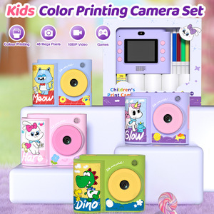 Nouvel appareil photo instantané L8 pour enfants, écran 2,4 pouces, imprimante photo instantanée, appareil photo multifonction pour enfants, ensemble d'impression couleur - Product Image 5