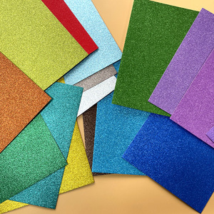 A4 Tự Làm Long Lanh Cardstock 20 Màu Sắc Duy Nhất Bên Nhựa Tráng Có Thể Tái Chế Handmade Đặc Sản Giấy Cho Mẫu Giáo Thủ Công Các Dự Án - Product Image 2