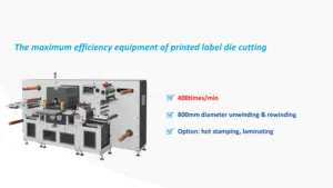 High Quality Industrial Paper Nonwovens Fabric Cutter Paper Flat Bed Die Cutting Machine