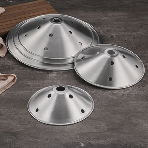 แผ่นกั้นสแตนเลสสำหรับร้านหม้อไฟ 3 ขนาด มีรูสำหรับใส่เนื้อ ไส้เป็ด ซาซิมิ - Product Image 1