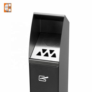 Hiện Đại Miễn Phí Thường Vụ Thép Gạt Tàn Ngoài Trời Đường Phố Sử Dụng Tùy Chỉnh Hình Vuông Thuốc Lá Bin Hộp Đóng Gói Với Biểu Tượng Tùy Chỉnh - Product Image 6