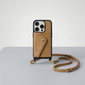 Venta al por Mayor de Fundas Personalizadas para <span class=keywords><strong>Celular</strong></span> <span class=keywords><strong>con</strong></span> <span class=keywords><strong>Correa</strong></span> Cruzada, Funda de Cuero de Lujo <span class=keywords><strong>con</strong></span> <span class=keywords><strong>Correa</strong></span> Cruzada para iPhone 16 - Product Image 1