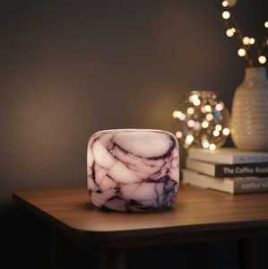 Alabaster Table <b>Lamp</b> High-Grade 1.5W LED Table <b>Lamp</b> Warm Marble Finish Natural Imported Materials Table <b>Lamp</b> Led Restaurant - Product Image 3