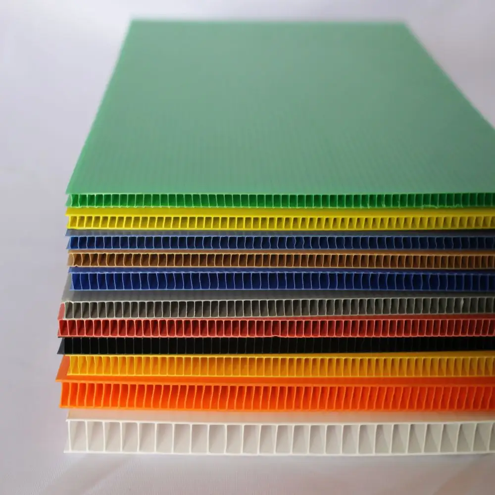 High Quality Cheap Price Floor Protection 2mm 350g PP Corrugated Coroplast Sheet Corflute Sheets