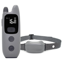 ODM/OEM Elektrisches Hundetraining-Halsband aus Nylon, IPX7 Wasserdicht, Wiederaufladbar, Fernbedienung, 3 Modi (Ton/Vibration), 300-1000 Fuß Reichweite
