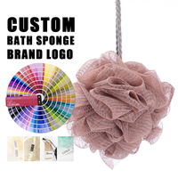 Bain Douche Éponge Douche Luffa Boules Écologique Exfoliant Maille Brosse Pouf Bain Douche Boule