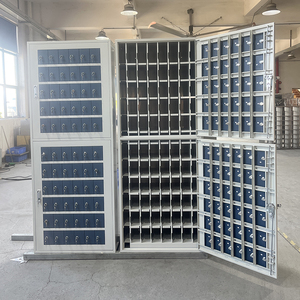 Armario de Almacenamiento de Equipaje Grande de Acero Metálico Moderno Personalizado con Cerradura con Llave para Gimnasio y Piscina - Product Image 6