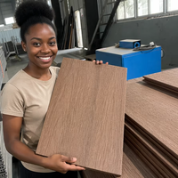 Planche de terrasse en composite bois-plastique Vanjoin Brown Coffee Wood Grain WPC, antidérapante, pour extérieur, vente en gros
