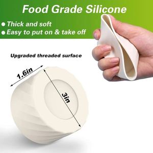 Funda de silicona antideslizante personalizada de 30oz/40oz para vaso alto, cubierta protectora para beber directamente, apta para agua hirviendo - Product Image 4