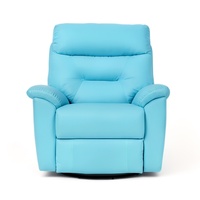 Fauteuil inclinable moderne en cuir synthétique pour appartement contemporain, ensemble de canapé individuel