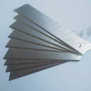 Forest Bird Utility Knife Blade 0.6mm Carbon Steel Snap Off 18mm Double Sided Replacement Blades - Product Image 1