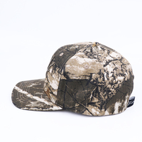Fabricante de Gorras BSCI, Gorra de 6 Paneles Personalizada con Logotipo Animal Bordado en 3D, Gorra Snapback con Logotipo Personalizado, Gorra Snapback con Estampado de Camuflaje