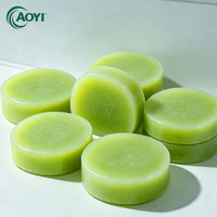 Savon Solide Artisanal Bio à l'Aloès Vera, Doux et Blanchissant, en Forme de Gâteau, Portable, Vente en Gros