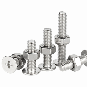 Vis à tête plate fine en acier inoxydable 304, ensemble d'écrous M2 M3 M4 M5 M6, vis et écrous M1-M8 - Product Image 4