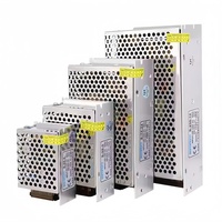 Penggunaan standar murah tegangan lebar Ac110 240V 15-600W Cctv variabel Smps industri 5V 24V10A 12V10A catu daya pergantian Dc Led