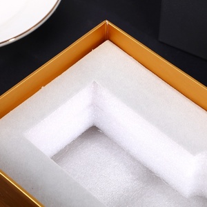 Caja de Embalaje para Tazas Térmicas Factory <span class=keywords><strong>World</strong></span>, Caja de Regalo, Caja Rígida para Souvenirs, Papel Recubierto, Rectangular, Estampado Dorado, Bronceado - Product Image 3
