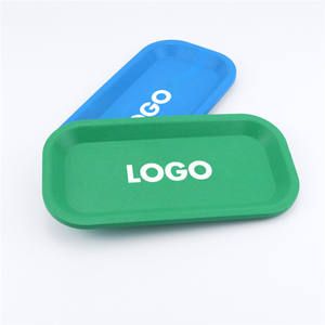 205*105mm plateau roulant en plastique de fibre naturelle pré rouleaux accessoires de fumer plateaux de service biodégradables organiques écologiques - Product Image 6