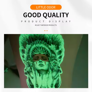 2024 Sản phẩm mới nguồn nhà máy bán hàng dạ quang tạm thời có thể in hình xăm giấy <span class=keywords><strong>A4</strong></span> A3 A2 Kích thước - Product Image 4