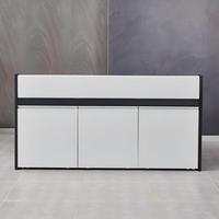 Console de salle de contrôle personnalisable en forme d'arc, bureau de travail combiné, table de commande, console de surveillance pour centre de commandement