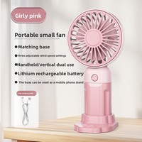Ventilateur portable sans pales pliable en ABS, rechargeable par USB, créatif et promotionnel, idéal pour l'extérieur et les voyages - Modèle 2026