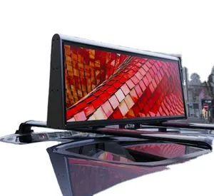 Yaham P2.5 슬림 라이트 듀얼 사이드 HD 택시 지붕 LED 디스플레이 화면 광고 라이트 박스 플레이어 기타 광고 장비