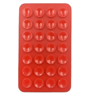 28-Piece Square Back <b>Sticker</b> Phone Holder with Double-Sided Silicone Suction Cups Waterproof & Portable for Multi-Phone Models - Product Image 1