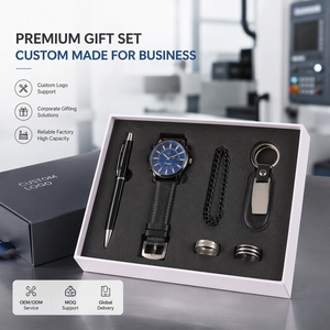 Business <strong>Gift</strong> Set Watch and Ring <strong>Gift</strong> Box Pen Bracelet Keychain Set <strong>for</strong> Dad <strong>Husband</strong> Boyfriend Christmas <strong>Valentine</strong> - Product Image 1